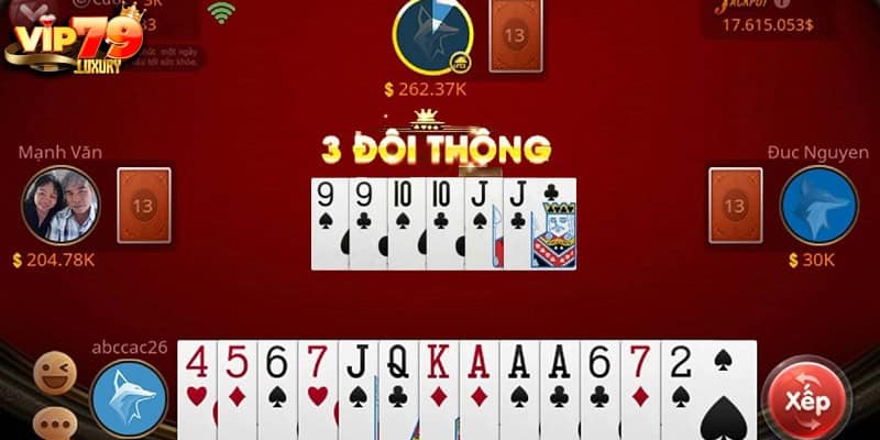 Thắc mắc tứ quý có chặt được 3 đôi thông không?
